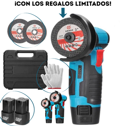 KIT PULIDOR INALÁMBRICO 3 EN 1: CORTADORA, AMOLADORA Y PULIDORA +  ¡REGALOS EXCLUSIVOS LIMITADOS!